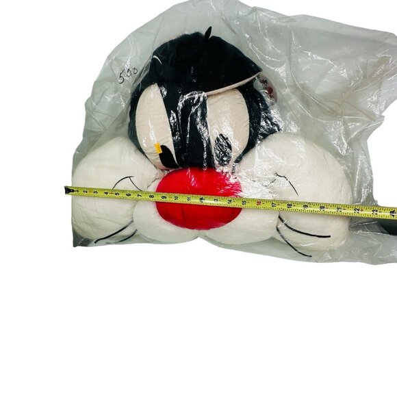 Vintage Play By Play Looney Tunes Sylvester Cat Nylon Plush Pillow Puffalump - Picture 3 of 12
